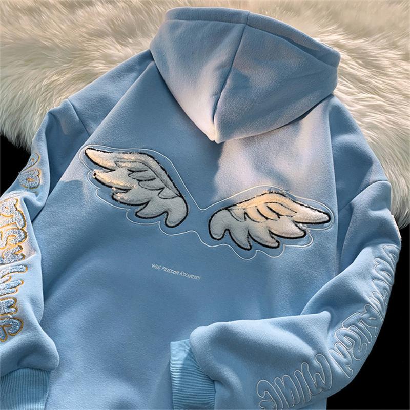 Women's Hoodies & Sweatshirts Punk Goth Wing Letter Print Sweatshirt Women Fashion Streetwear Oversize Long Sleeve Tops Y2K Aesthetic Clothe
Women's Hoodies & Sweatshirts Punk Goth Wing Letter Print Sweatshirt Women Fashion Streetwear Oversize Long Sleeve Tops Y2K Aesthetic Clothe