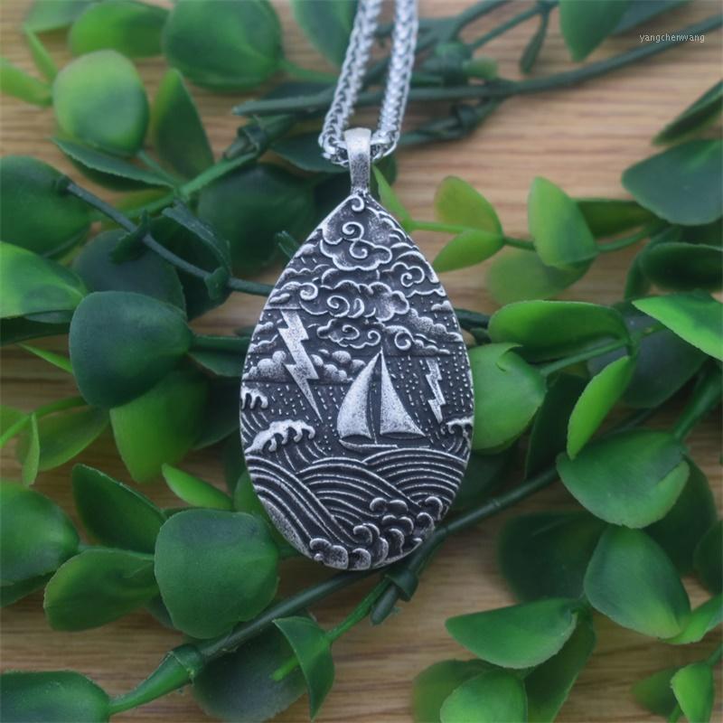 Storm And Rain Thunder Waves Monstrous Sailboat On The Sea Necklace Outdoor Explorer Jewelry Chains
Storm And Rain Thunder Waves Monstrous Sailboat On The Sea Necklace Outdoor Explorer Jewelry Chains
