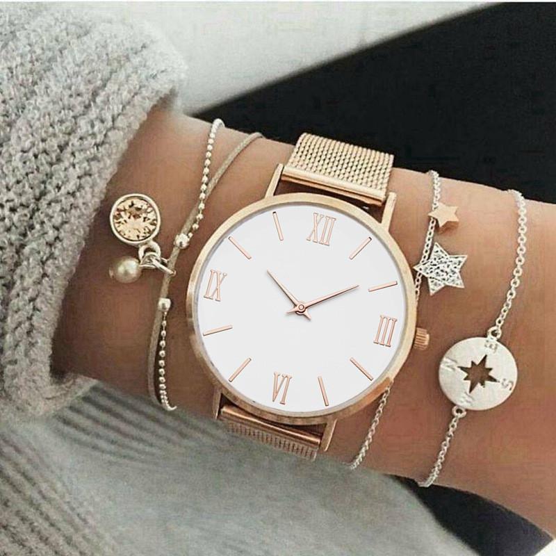 Wristwatches Women's Watch Top Stainless Steel Strap Casual Wrist Watches For Women Alloy Dial Quartz Clock Ladies, Silver white
Wristwatches Women's Watch Top Stainless Steel Strap Casual Wrist Watches For Women Alloy Dial Quartz Clock Ladies, Silver white