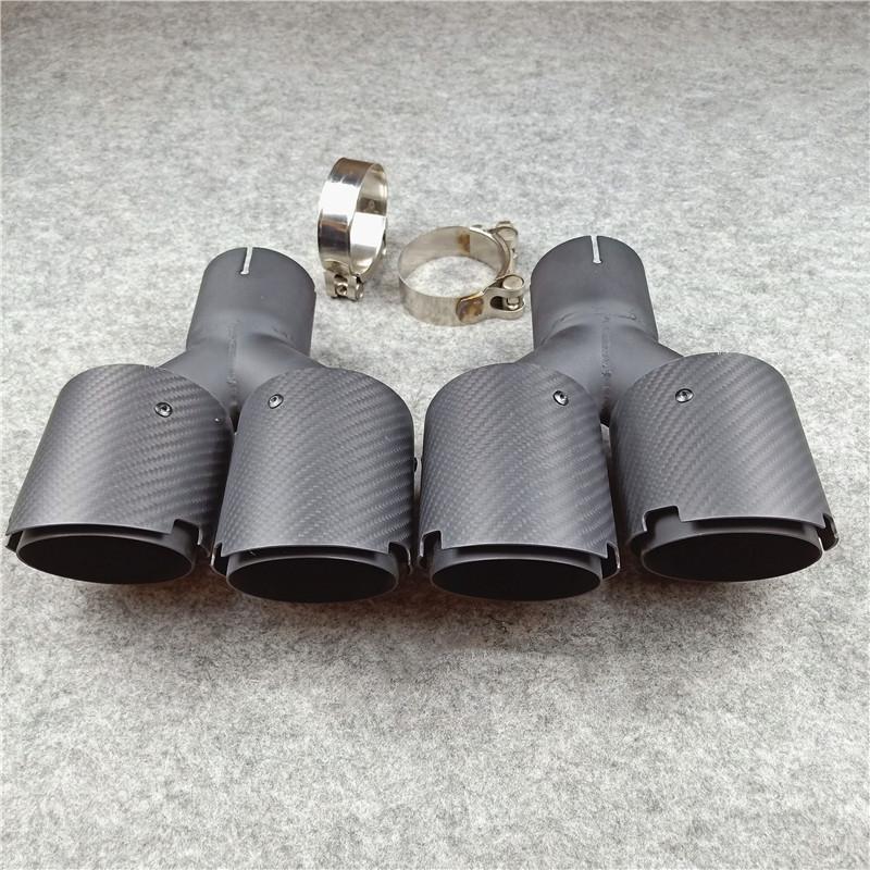 2 Piece Length 240MM Y Model Full Matte Exhaust Pipe Manifold Double Carbon Fiber Muffler Tip Stainless Steel Nozzles
2 Piece Length 240MM Y Model Full Matte Exhaust Pipe Manifold Double Carbon Fiber Muffler Tip Stainless Steel Nozzles