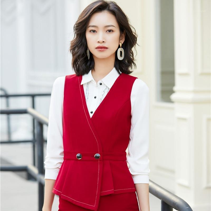 Women' Vests 2021 Ladies Red Waistcoat Women Vest Summer Attendants Beauty Salon Office Uniform Styles, Vest only
Women' Vests 2021 Ladies Red Waistcoat Women Vest Summer Attendants Beauty Salon Office Uniform Styles, Vest only