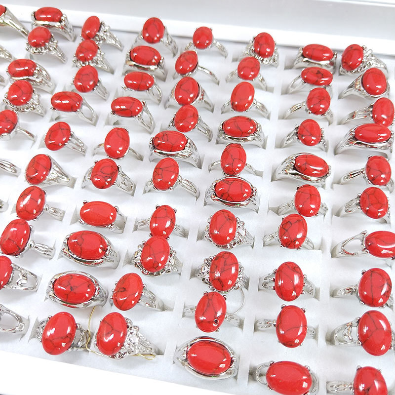 Solitaire Jewelrywholesale 50Pcs Mix Styles Colorful Turquoise Stone Rings For Women Ladies Fashion Jewelry Ring Brand Drop Delivery 2021 Vj
Solitaire Jewelrywholesale 50Pcs Mix Styles Colorful Turquoise Stone Rings For Women Ladies Fashion Jewelry Ring Brand Drop Delivery 2021 Vj