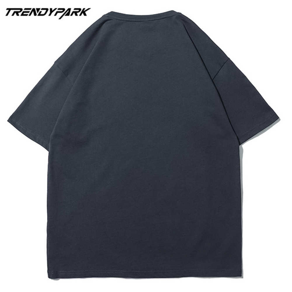 Men's T-shirt Funny Print Summer Short Sleeve Printed Tee Hip Hop Oversized Cotton Casual Harajuku Streetwear Top Tshirts 210601