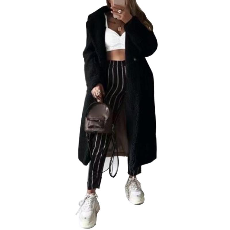 Women's Wool Woolen Winter Woman Coat Female Jacket High Quality Warm Parka Solid Outwear Jackets For Women Feminine