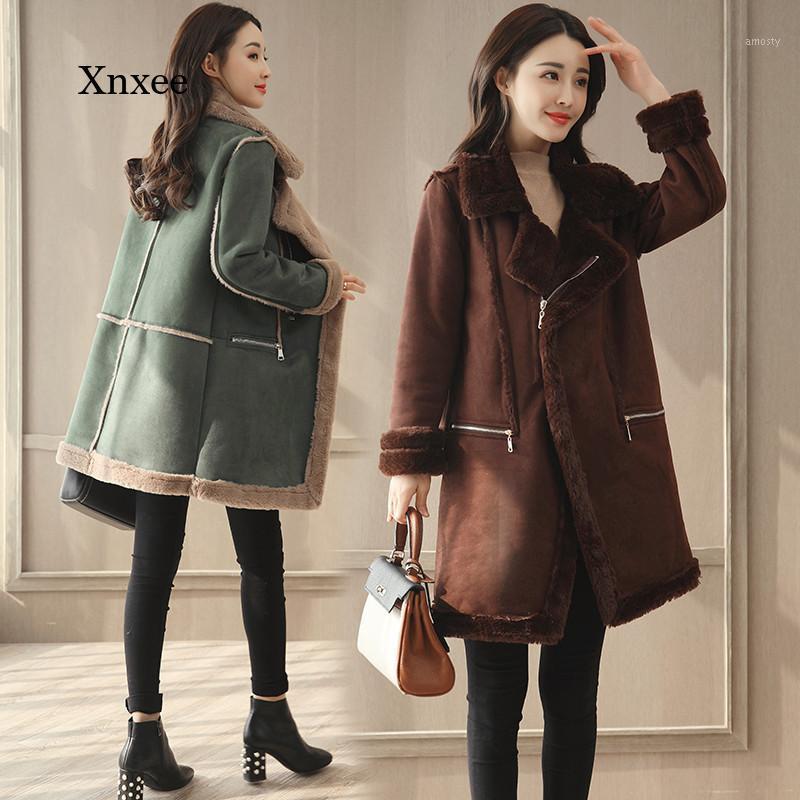 Women' Down & Parkas Winter Solid Long Sleeve Coats Women Thick Female Lambswool Jackets Zipper Medium Cotton Outerwear Casual Top, Green
Women' Down & Parkas Winter Solid Long Sleeve Coats Women Thick Female Lambswool Jackets Zipper Medium Cotton Outerwear Casual Top, Green