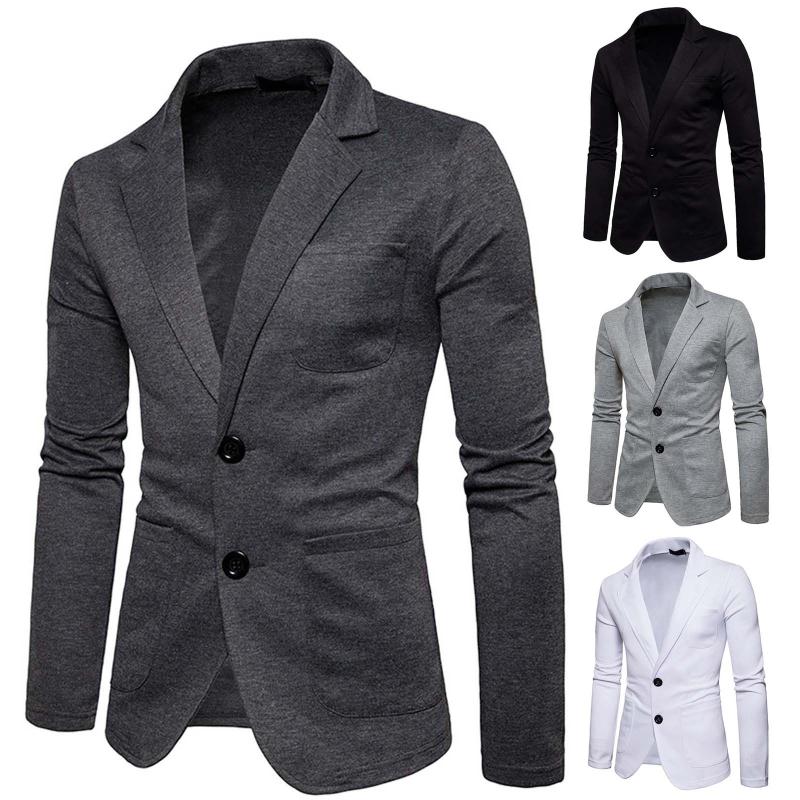 Men's Suits & Blazers Business Blazer Men Spring Autumn Casual Cotton Slim Fit Luxury Suit Jacket Male Single Button Masculino Plus Size
Men's Suits & Blazers Business Blazer Men Spring Autumn Casual Cotton Slim Fit Luxury Suit Jacket Male Single Button Masculino Plus Size