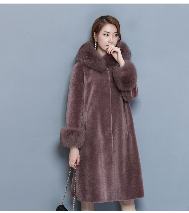 WYWAN autumn and winter woolen coat female Mid-Long New Korean temperament women's popular Outerwear woolen coat Women 210218