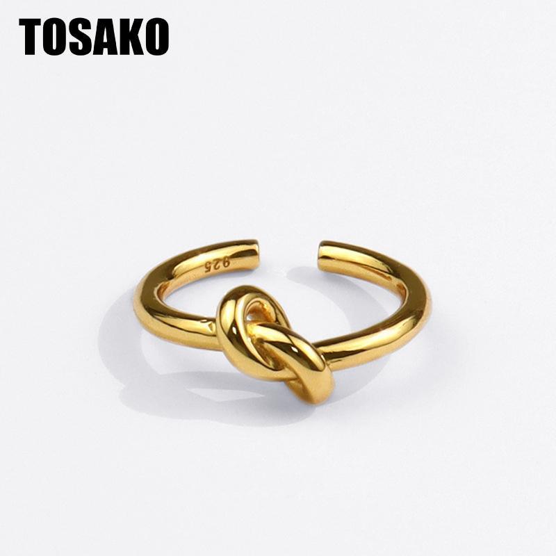 Cluster Rings TOSAKO Ring Gold Color Geometric Knot Adjustable Opening Women's Fashion Jewelry1
Cluster Rings TOSAKO Ring Gold Color Geometric Knot Adjustable Opening Women's Fashion Jewelry1