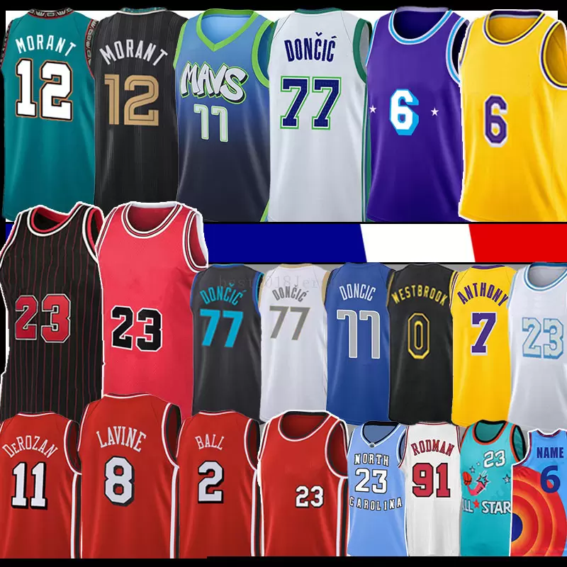 Ja Luka 12 Morant 77 Russell Doncic 0 Westbrook Basketball Jersey 23 6 Dennis Demar Rodman Carmelo DeRozan 7 Anthony Lonzo Davis Ball Zach R, Black;red
Ja Luka 12 Morant 77 Russell Doncic 0 Westbrook Basketball Jersey 23 6 Dennis Demar Rodman Carmelo DeRozan 7 Anthony Lonzo Davis Ball Zach R, Black;red