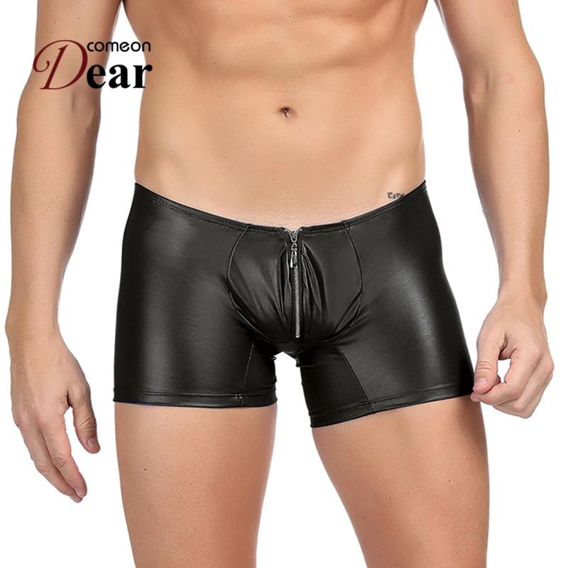 Underpants Comeondear Boxer For Men Underwear Sexy Lingerie Mens Panties Faux Leather Exposed Hips Gay Boxers Zipper Erotic Pants MPA069, Black
Underpants Comeondear Boxer For Men Underwear Sexy Lingerie Mens Panties Faux Leather Exposed Hips Gay Boxers Zipper Erotic Pants MPA069, Black