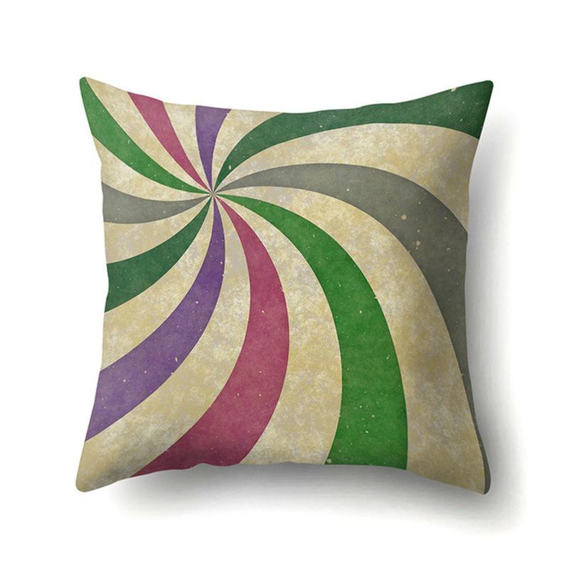 Twill Pattern Pillowcase, Square Linen Pillowcase, Bedroom Decorative Pillowcase for Home Hotel Car, Size 45cmx45cm. Pillow Case
