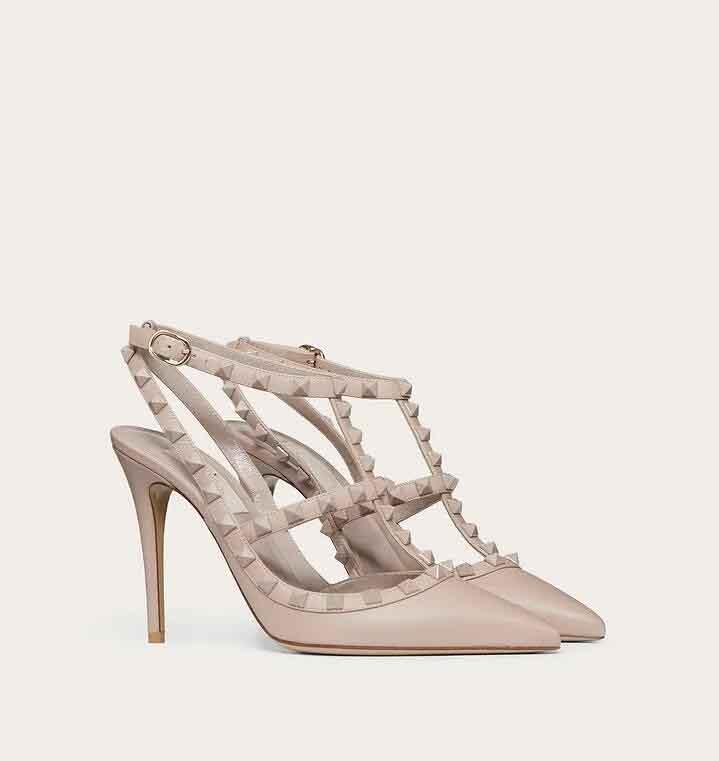 Luxury Summer Rock Stud Ankle Strap Calfskin Leather Pumps Women's Strappy Rivets High Heels Designer Party Wedding Dress EU34-43.BOX, Black
Luxury Summer Rock Stud Ankle Strap Calfskin Leather Pumps Women's Strappy Rivets High Heels Designer Party Wedding Dress EU34-43.BOX, Black