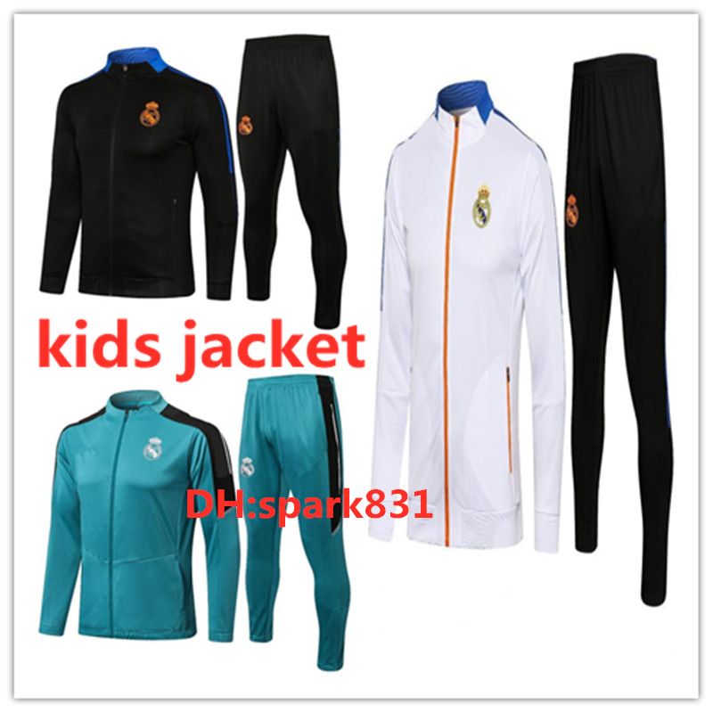 Kids BENZEMA MODRIC ASENSIO Long Zipper soccer Training suit Jacket 21/22 REAL MADRID camiseta de futbol VINI JR ALABA HAZARD KROOS football Tracksuit, Black
Kids BENZEMA MODRIC ASENSIO Long Zipper soccer Training suit Jacket 21/22 REAL MADRID camiseta de futbol VINI JR ALABA HAZARD KROOS football Tracksuit, Black