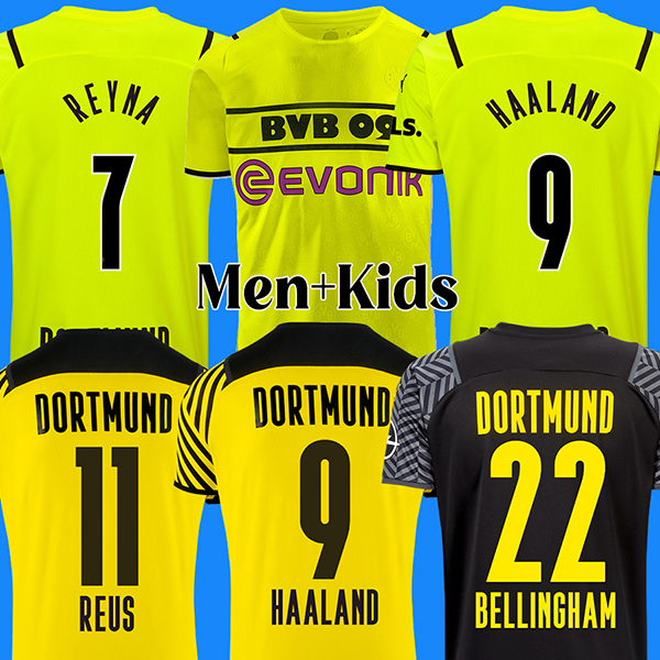 21 22 dortmund soccer jersey 2021 2022 HAALAND REUS Borussia football shirts REYNA HUMMELS BRANDT BELLINGHAM maillot de foot men + kids kit, Away
21 22 dortmund soccer jersey 2021 2022 HAALAND REUS Borussia football shirts REYNA HUMMELS BRANDT BELLINGHAM maillot de foot men + kids kit, Away
