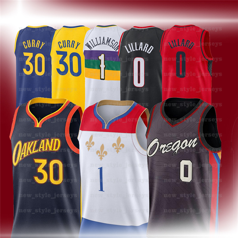30 Stephen Wiseman Curry 0 Damian Williamson Lillard 1 Zion Dunke Stitched Basketball Jerseys, Men(ti hu)
30 Stephen Wiseman Curry 0 Damian Williamson Lillard 1 Zion Dunke Stitched Basketball Jerseys, Men(ti hu)