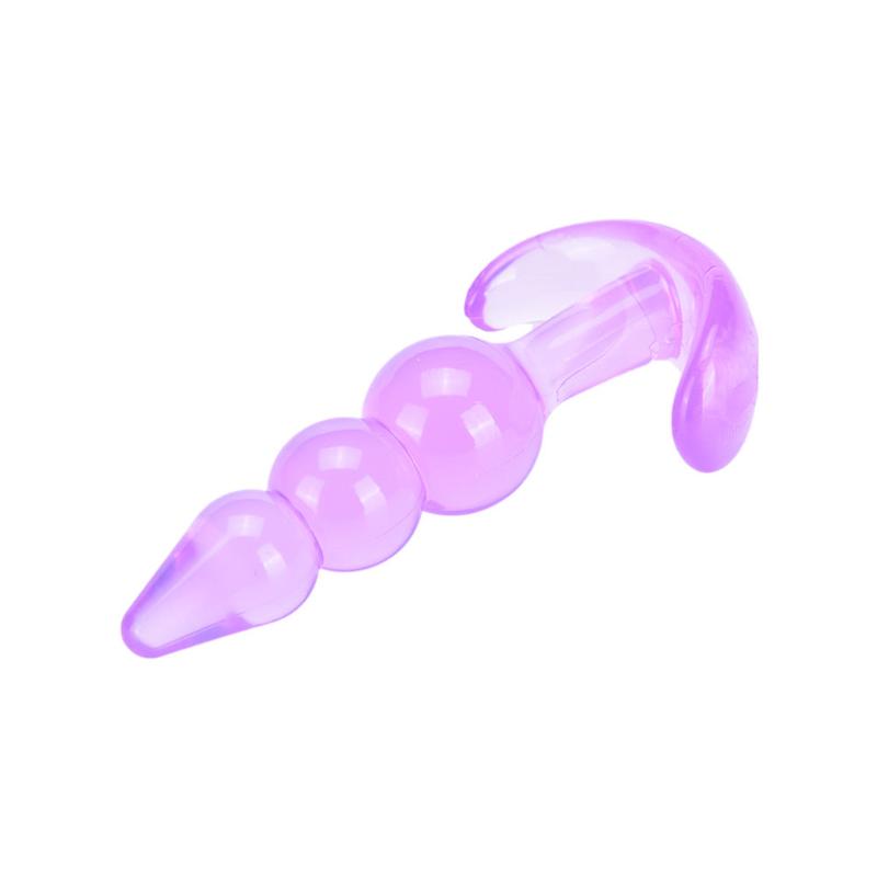 Sex Toys For Couples Adult Products Unisex Soft Silicone Anal Beads BuPlugs Jelly Plug Real Skin Feeling Massager Erotic