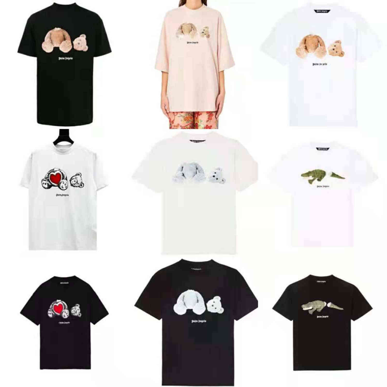 Correct Palms/Angels severed bear T-shirt Teddy angeis men's and women's printed high neck Casual Short Sleeve, White;black
Correct Palms/Angels severed bear T-shirt Teddy angeis men's and women's printed high neck Casual Short Sleeve, White;black