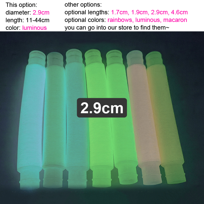 2.9cm Pop Tubes Fidget Toy for Kids Teens and Adults Mini Big Popping Fidgets Tube Pack Stress ReleaseAutism Sensory Toys Luminous
2.9cm Pop Tubes Fidget Toy for Kids Teens and Adults Mini Big Popping Fidgets Tube Pack Stress ReleaseAutism Sensory Toys Luminous
