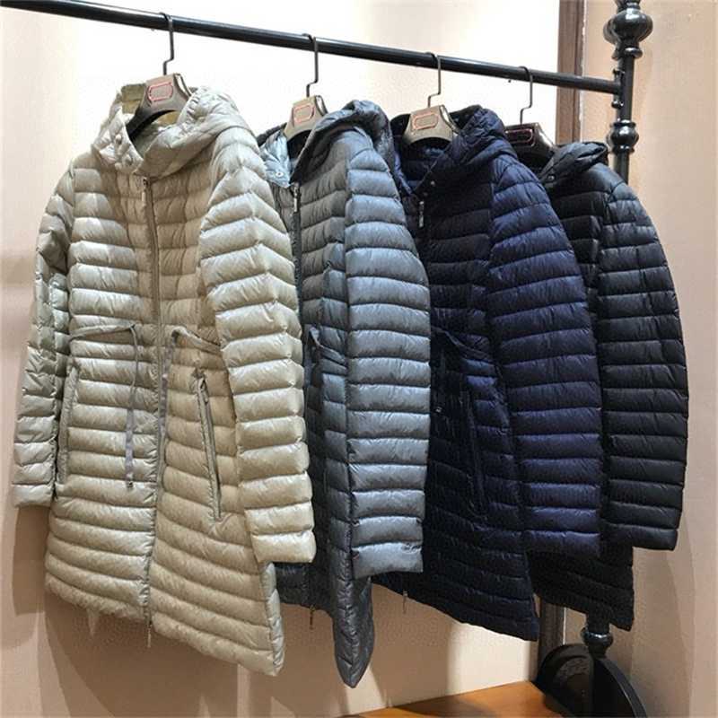 High Quality Women Fashion Light and Warm Down Jackets Winter Hooded Zipper Waist Adjustable Long Coats Casual Clothes 210927, Dark grey
High Quality Women Fashion Light and Warm Down Jackets Winter Hooded Zipper Waist Adjustable Long Coats Casual Clothes 210927, Dark grey