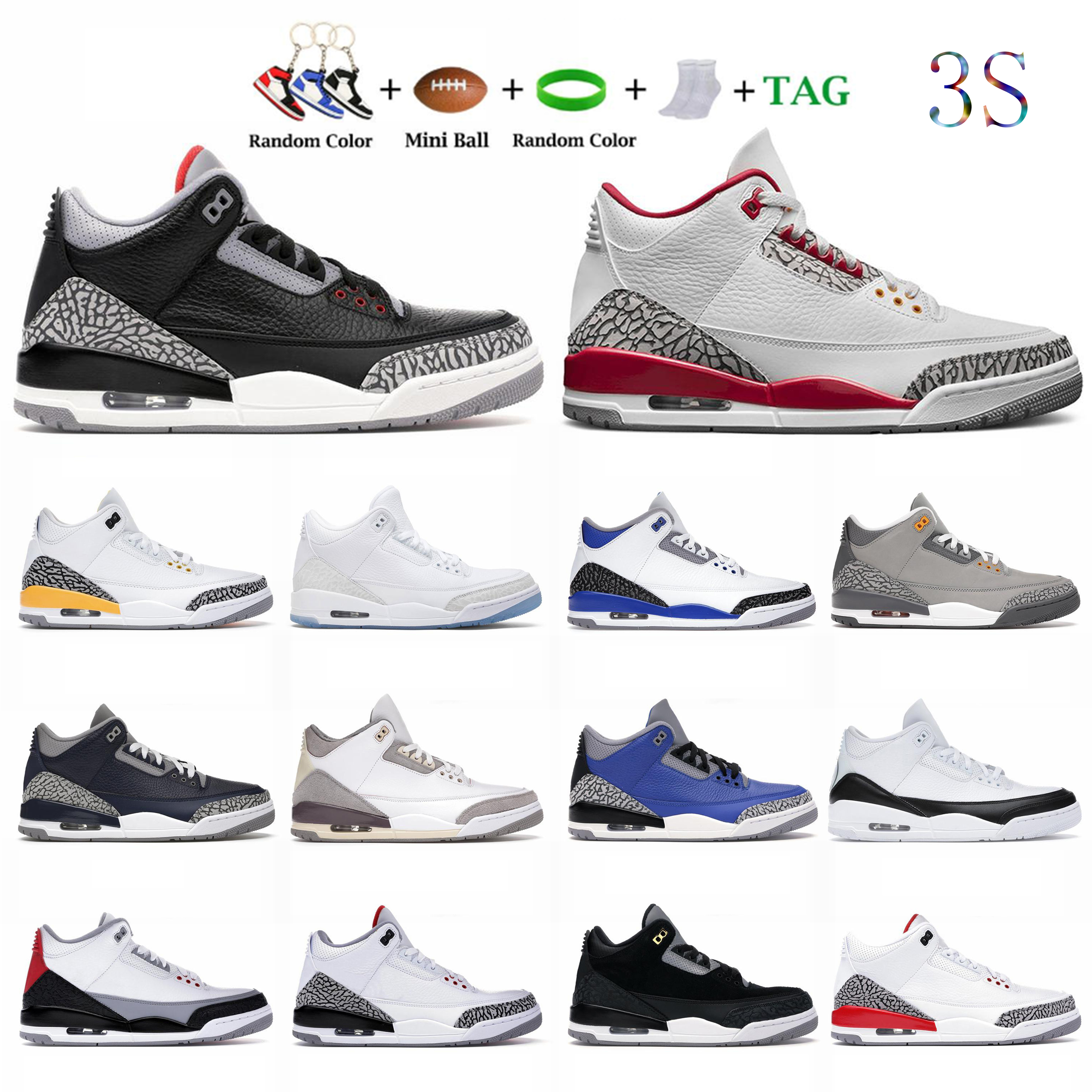 3 3s Mens Basketball Shoes Fire Red Racer Blue Medium Grey Royal Cement Triple White Laser Orange Air Jordans3 Jorde Jordam Jordon Jordens, #2
3 3s Mens Basketball Shoes Fire Red Racer Blue Medium Grey Royal Cement Triple White Laser Orange Air Jordans3 Jorde Jordam Jordon Jordens, #2
