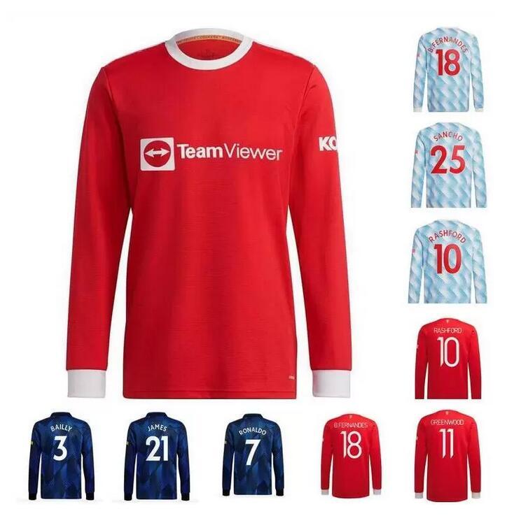 Long Sleeve 21/22 RONALDO SANCHO POGBA soccer jerseys 2021 2022 SHAW R.VARANE RASHFORD Maillots De Foot Jersey B.FERNANDES GREENWOOD LINGARD
Long Sleeve 21/22 RONALDO SANCHO POGBA soccer jerseys 2021 2022 SHAW R.VARANE RASHFORD Maillots De Foot Jersey B.FERNANDES GREENWOOD LINGARD