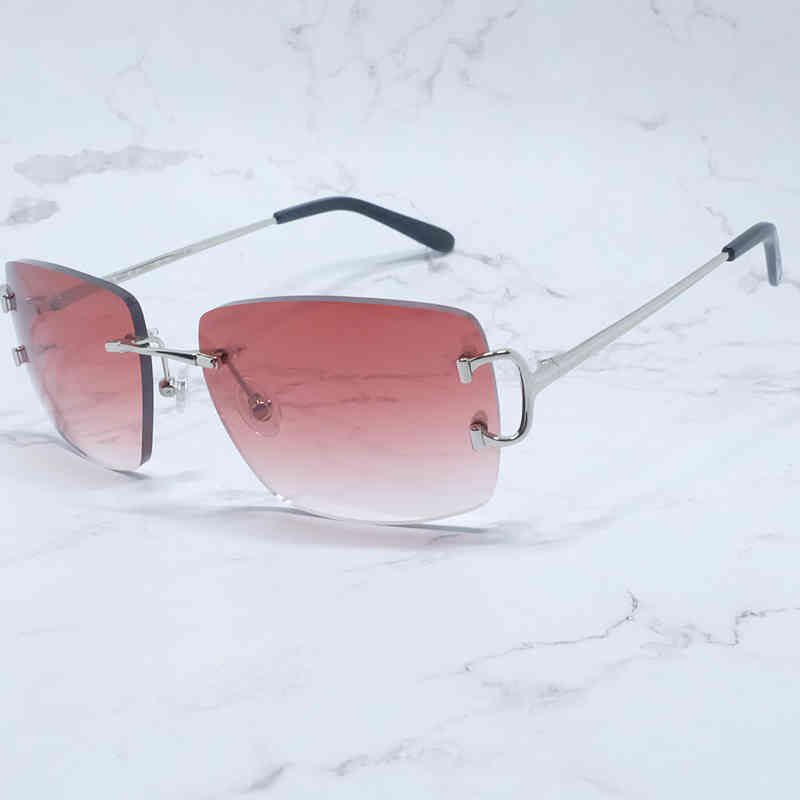 Factory Direct Price Oversized es Metal Retro Rimless Sun Wire Customized Cut Adge Trendy Men Sunglass
Factory Direct Price Oversized es Metal Retro Rimless Sun Wire Customized Cut Adge Trendy Men Sunglass