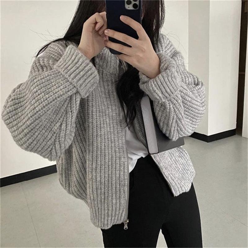 Women's Knits & Tees Ladies Oversized Cardigan Sweater Simple Classic Pink Loose Jacket 2021 Cloth Korean Fashion
Women's Knits & Tees Ladies Oversized Cardigan Sweater Simple Classic Pink Loose Jacket 2021 Cloth Korean Fashion