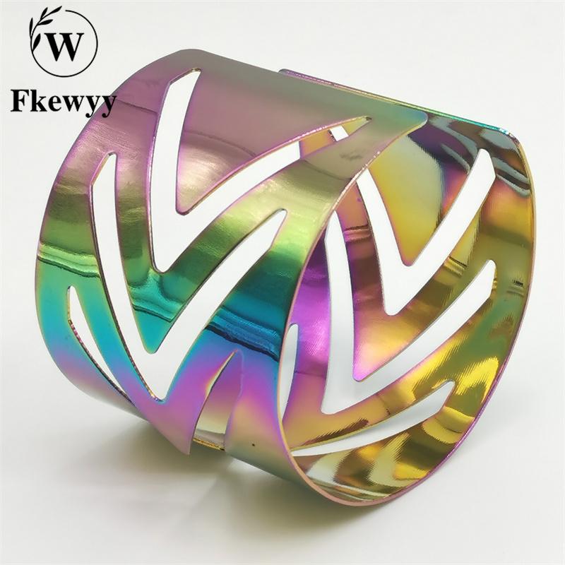 Bangle Fkewyy Punk Bracelets For Women Fashion Accessories Colorful Luxury Jewelry Designer Geometry Hollow Out
Bangle Fkewyy Punk Bracelets For Women Fashion Accessories Colorful Luxury Jewelry Designer Geometry Hollow Out