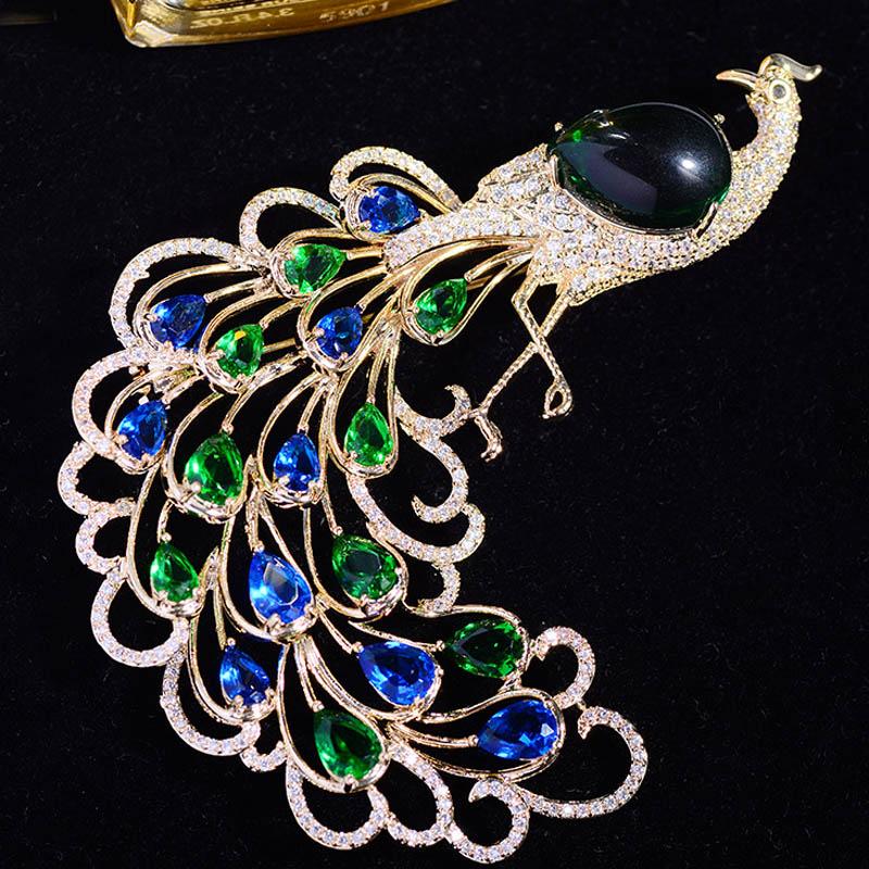 Pins, Brooches Zlxgirl Blue And Green Cubic Zircon Birds Animal Brooch Jewelry Metal Copper Scarf Pins Accessory Year Couple
Pins, Brooches Zlxgirl Blue And Green Cubic Zircon Birds Animal Brooch Jewelry Metal Copper Scarf Pins Accessory Year Couple