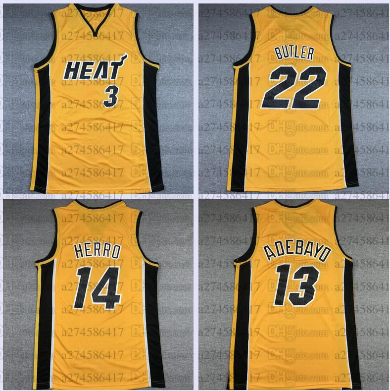 Men basketball jerseys Miami Heat 3 Dwayne Wade 22 Jimmy Butler 13 Adebayo 14 Herro yellow 20 21 City Jersey, Black;red
Men basketball jerseys Miami Heat 3 Dwayne Wade 22 Jimmy Butler 13 Adebayo 14 Herro yellow 20 21 City Jersey, Black;red