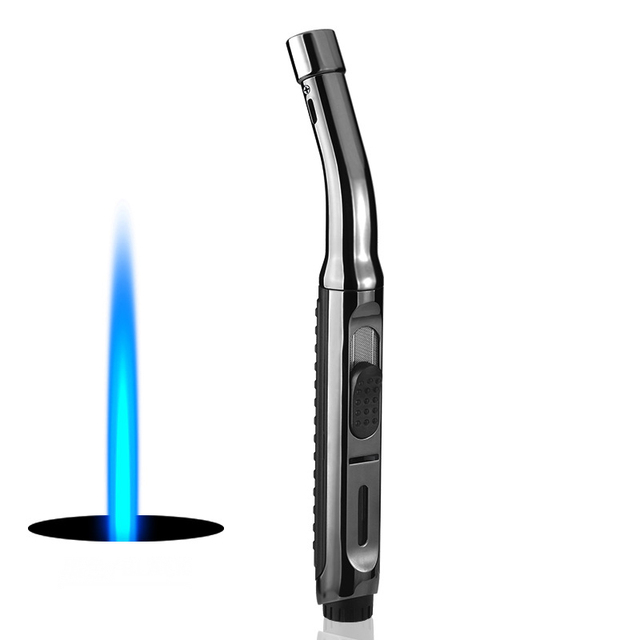 Super Long BBQ Kitchen Cooking Gas Lighter Torch Turbo Cigar Smoking Metal Cigarette Lighters Gadgets for Men
Super Long BBQ Kitchen Cooking Gas Lighter Torch Turbo Cigar Smoking Metal Cigarette Lighters Gadgets for Men