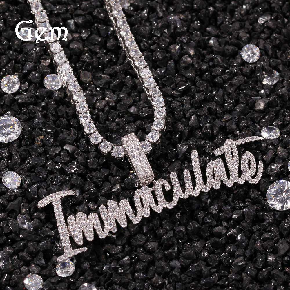 Hip hop punk sweater chain ins net red same immaculate zircon letter Pendant Necklace Pendant
Hip hop punk sweater chain ins net red same immaculate zircon letter Pendant Necklace Pendant