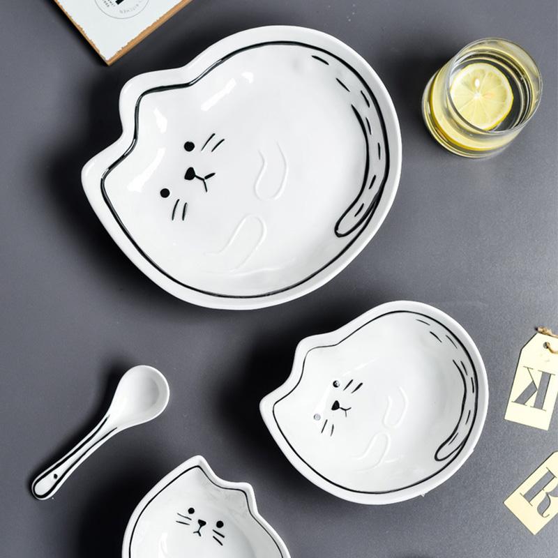 Dishes & Plates Novelty Japanese Style Ceramic Teardrop Sets Fruit Tableware Creative Design Cute Cartoon Lucky Cat Fish Pattern
Dishes & Plates Novelty Japanese Style Ceramic Teardrop Sets Fruit Tableware Creative Design Cute Cartoon Lucky Cat Fish Pattern