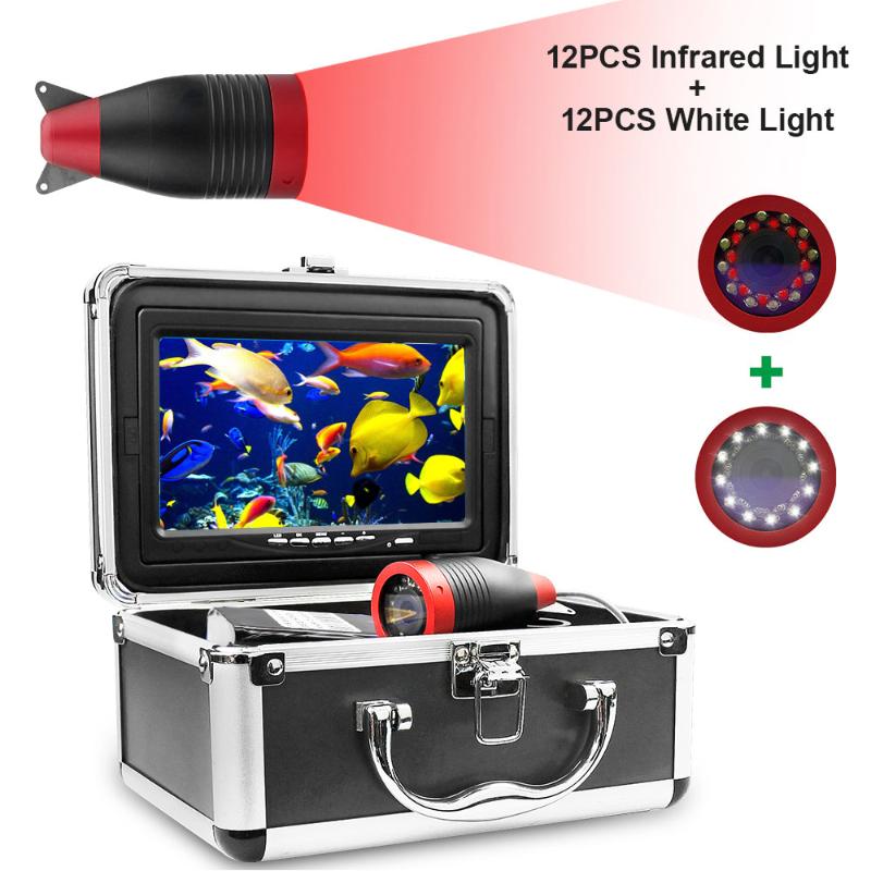 Fish Finder Erchang DV3524E 15m/30m Underwater Camera Winter Fishing With 12pcs Infrared LED+12pcs White Led For Ice
Fish Finder Erchang DV3524E 15m/30m Underwater Camera Winter Fishing With 12pcs Infrared LED+12pcs White Led For Ice