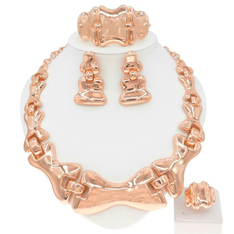 Earrings & Necklace Est Wholesale Dubai Gold Ladies Exquisite Banquet Dating Wedding Fashion Jewelry Set, Silver
Earrings & Necklace Est Wholesale Dubai Gold Ladies Exquisite Banquet Dating Wedding Fashion Jewelry Set, Silver