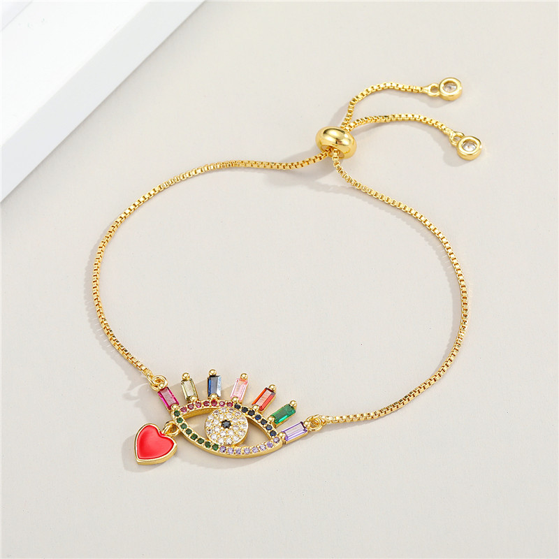 1PC Bohemian Rainbow Crystal Turkish Cross For Women Vintage Hollow Heart Eye Zircon Bracelet Chain Jewelry B56
1PC Bohemian Rainbow Crystal Turkish Cross For Women Vintage Hollow Heart Eye Zircon Bracelet Chain Jewelry B56