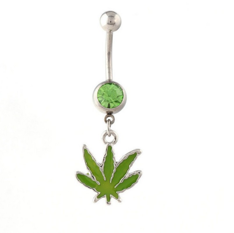 316L Surgical Stainless Steel Crystal Rhinestone Belly Button Navel Bar Rings New Body Piercing Jewelry Dangling Maple Leaf Charms, Silver
316L Surgical Stainless Steel Crystal Rhinestone Belly Button Navel Bar Rings New Body Piercing Jewelry Dangling Maple Leaf Charms, Silver