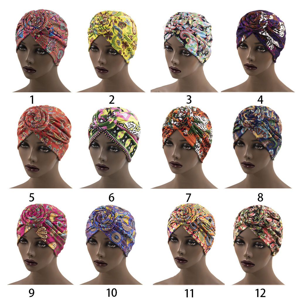 New fashion print woman turban hat soft elastic flowers lady muslim headdress wrap head scarf hijab caps turbante female, Blue;gray
New fashion print woman turban hat soft elastic flowers lady muslim headdress wrap head scarf hijab caps turbante female, Blue;gray