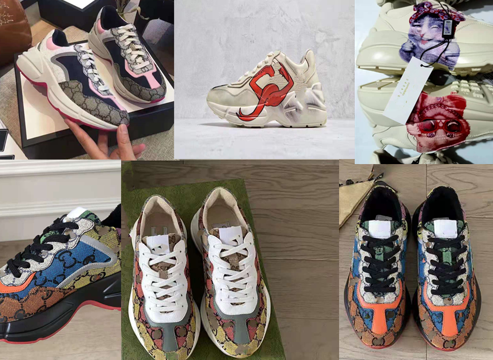 Wholesale top quality 2021 Designer shoes Rhyton Sneakers Beige Men Trainers Vintage Luxur Chaussures Ladies Milan catwalk luxury, 19
Wholesale top quality 2021 Designer shoes Rhyton Sneakers Beige Men Trainers Vintage Luxur Chaussures Ladies Milan catwalk luxury, 19