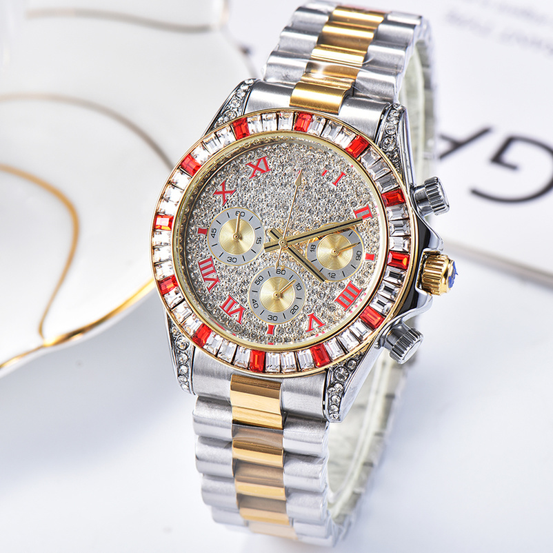 2-Mens watch new diamond dial full function work fashion brand sports designer watches montre de luxe watch mens designer watches, Slivery;brown
2-Mens watch new diamond dial full function work fashion brand sports designer watches montre de luxe watch mens designer watches, Slivery;brown