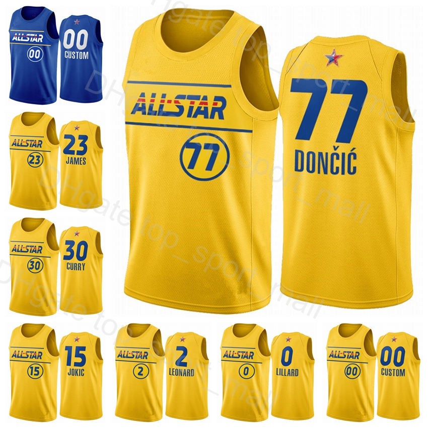 Basketball 2021 All-Star Jersey Stephen Curry LeBron Nikola James Luka Doncic Kawhi Leonard Damian Lillard Devin Booker Donovan Mitchell Man, Black;red
Basketball 2021 All-Star Jersey Stephen Curry LeBron Nikola James Luka Doncic Kawhi Leonard Damian Lillard Devin Booker Donovan Mitchell Man, Black;red