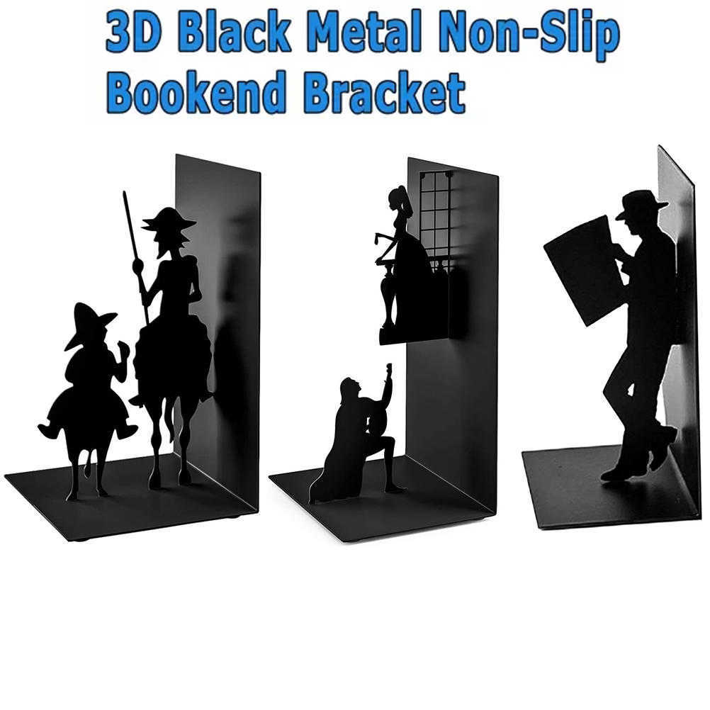 Metal Non Slip Rack Bookends Shelf Organizer Book Ends Stand Holder Shelf Bookrack Shelves Supports for Desk Office Accessories 210705
Metal Non Slip Rack Bookends Shelf Organizer Book Ends Stand Holder Shelf Bookrack Shelves Supports for Desk Office Accessories 210705