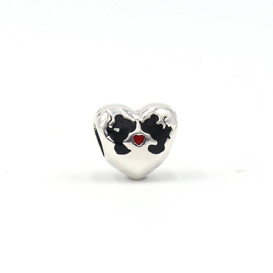 Authentic 925 Silver Beads Bracelets First Kiss Heart Charm Slide Bead Charms Fits European Pandora Style Jewelry Bracelets Murano, Bronze;silver
Authentic 925 Silver Beads Bracelets First Kiss Heart Charm Slide Bead Charms Fits European Pandora Style Jewelry Bracelets Murano, Bronze;silver
