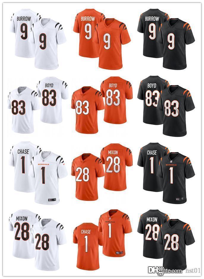 Men Women CincinnatiBengalsjersey 9 Joe Burrow 1 Ja'Marr Chase 28 Joe Mixon 83 Tyler Boyd 85 Tee Higgins Football Jerseys, Black;red
Men Women CincinnatiBengalsjersey 9 Joe Burrow 1 Ja'Marr Chase 28 Joe Mixon 83 Tyler Boyd 85 Tee Higgins Football Jerseys, Black;red