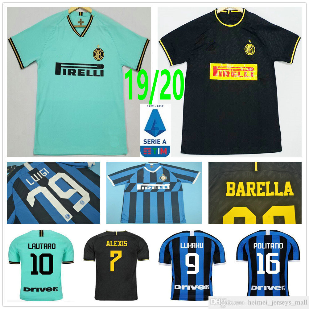 2019 2020 Inter Soccer Jerseys LUKAKU LAUTARO SKRINIAR Milan ALEXIS GODIN BARELLA Custom Home Away Third Man Woman Kids Football Shirt, Black;yellow
2019 2020 Inter Soccer Jerseys LUKAKU LAUTARO SKRINIAR Milan ALEXIS GODIN BARELLA Custom Home Away Third Man Woman Kids Football Shirt, Black;yellow