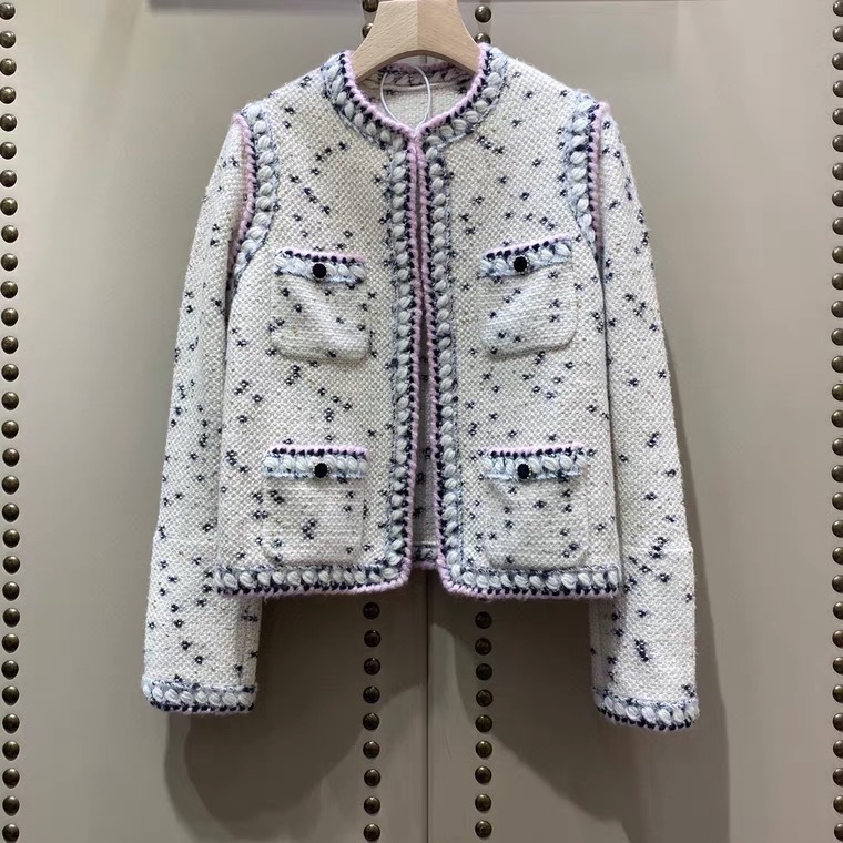 803 2021 Runway Spring Summer Brand SAme Style Sweater Long Sleeve Crew Neck White Button Cardigan Fashion Clothes High Quality Womens qian, Customize
803 2021 Runway Spring Summer Brand SAme Style Sweater Long Sleeve Crew Neck White Button Cardigan Fashion Clothes High Quality Womens qian, Customize