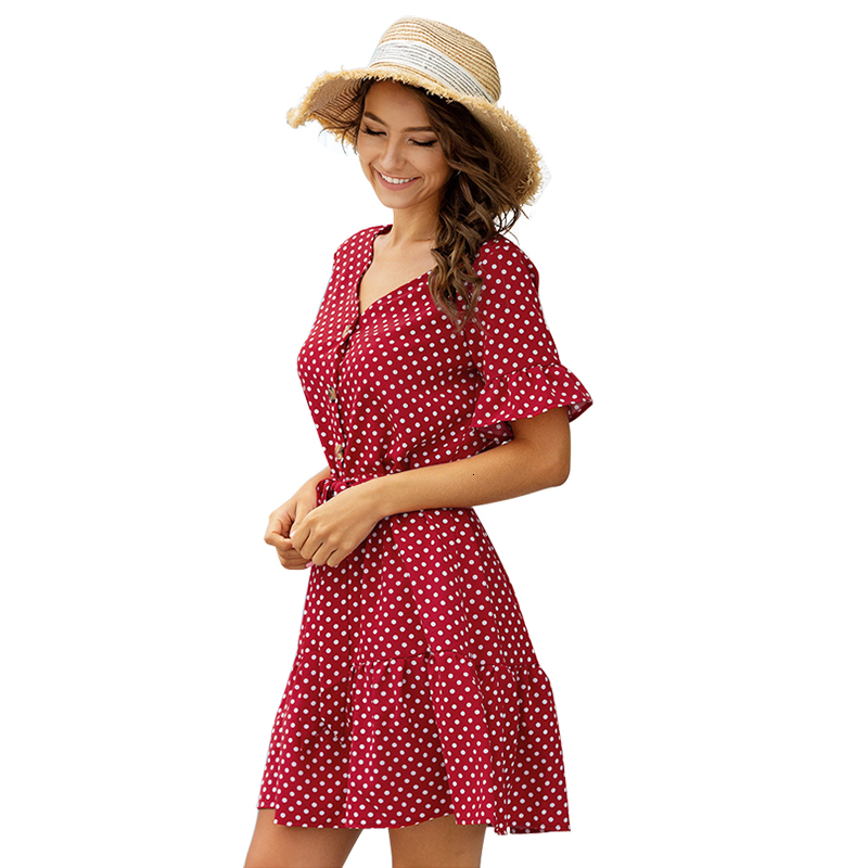 2021 New Summer Polka Dot Vintage Elegant Mini Women Short Sleeve V-neck Plus Size Red Es Woman Boho Beach Bandage 0ckl, White
2021 New Summer Polka Dot Vintage Elegant Mini Women Short Sleeve V-neck Plus Size Red Es Woman Boho Beach Bandage 0ckl, White