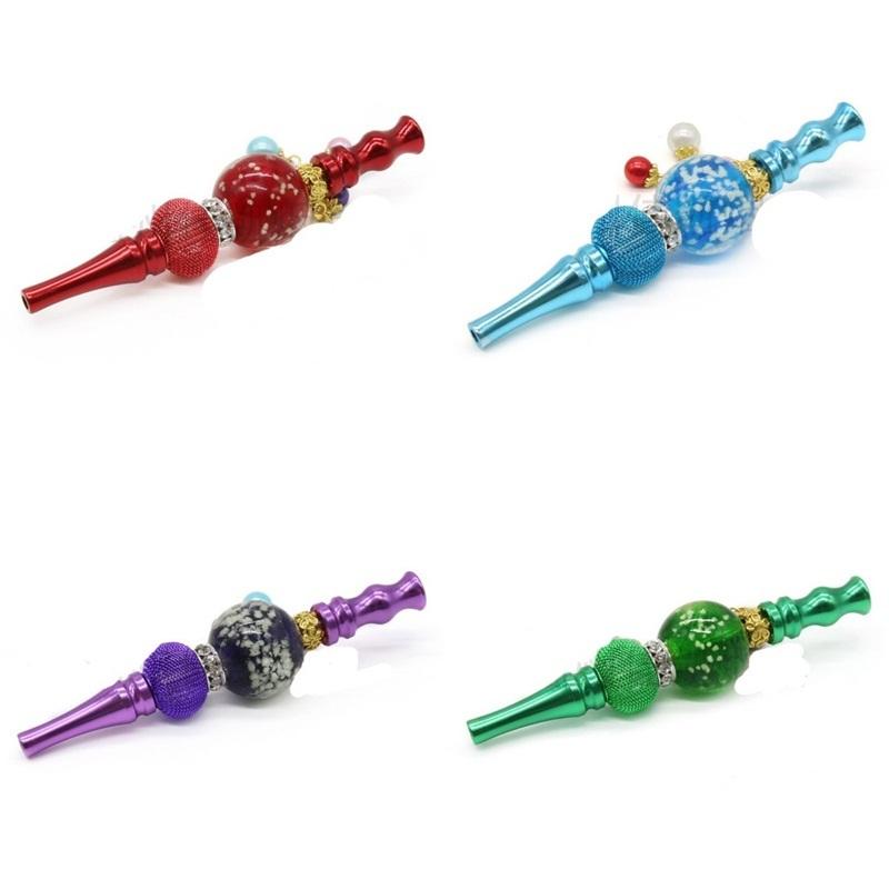 Glow In Dark Smoking Nozzle Hanging Bead Portable Hookahs Tips Luminous Metal Blunt Holders Shisha Inlaid Crystal Smoke Pipes 13jka C2
Glow In Dark Smoking Nozzle Hanging Bead Portable Hookahs Tips Luminous Metal Blunt Holders Shisha Inlaid Crystal Smoke Pipes 13jka C2
