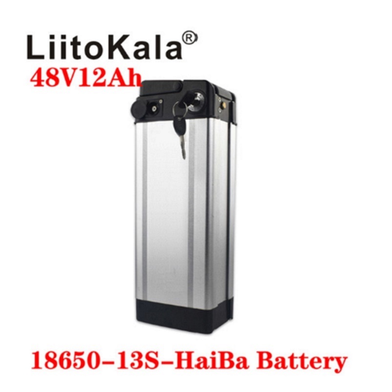 LiitoKala Haiba 48V 12Ah bottom discharge electric bicycle bicycle 48V lithium battery HaiBa ebike battery with aluminum case
LiitoKala Haiba 48V 12Ah bottom discharge electric bicycle bicycle 48V lithium battery HaiBa ebike battery with aluminum case