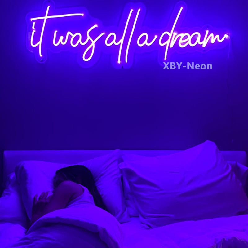 Other Lighting Bulbs & Tubes It Was All A Dream Neon Sign For Bedroom Decoration With Custom Light Colors Led In Wall
Other Lighting Bulbs & Tubes It Was All A Dream Neon Sign For Bedroom Decoration With Custom Light Colors Led In Wall